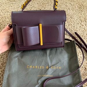 Charles & Keith Mini bag purple